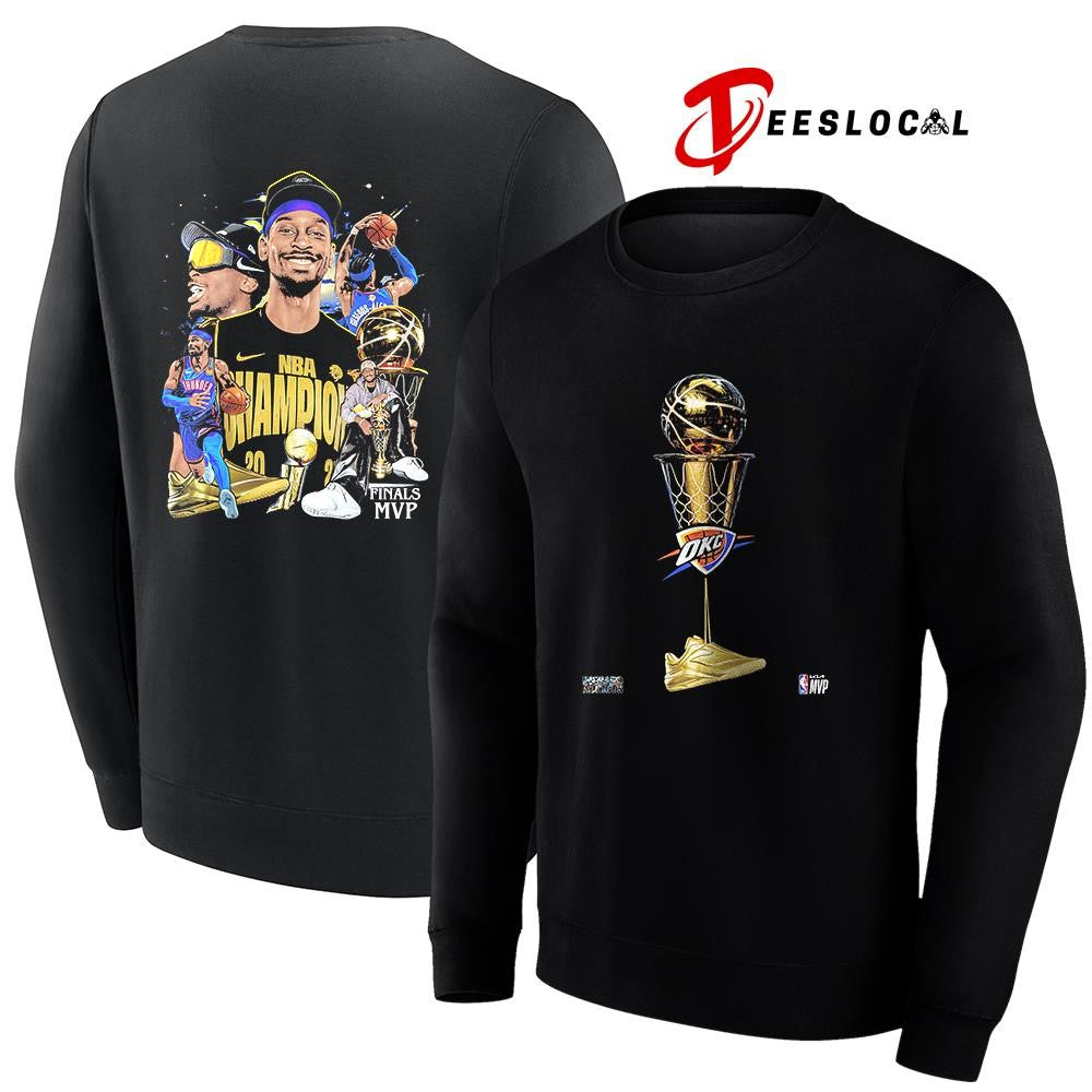 Oklahoma City Thunder Shai Gilgeous Alexander SGA finals MVP trophy shirt Unisex