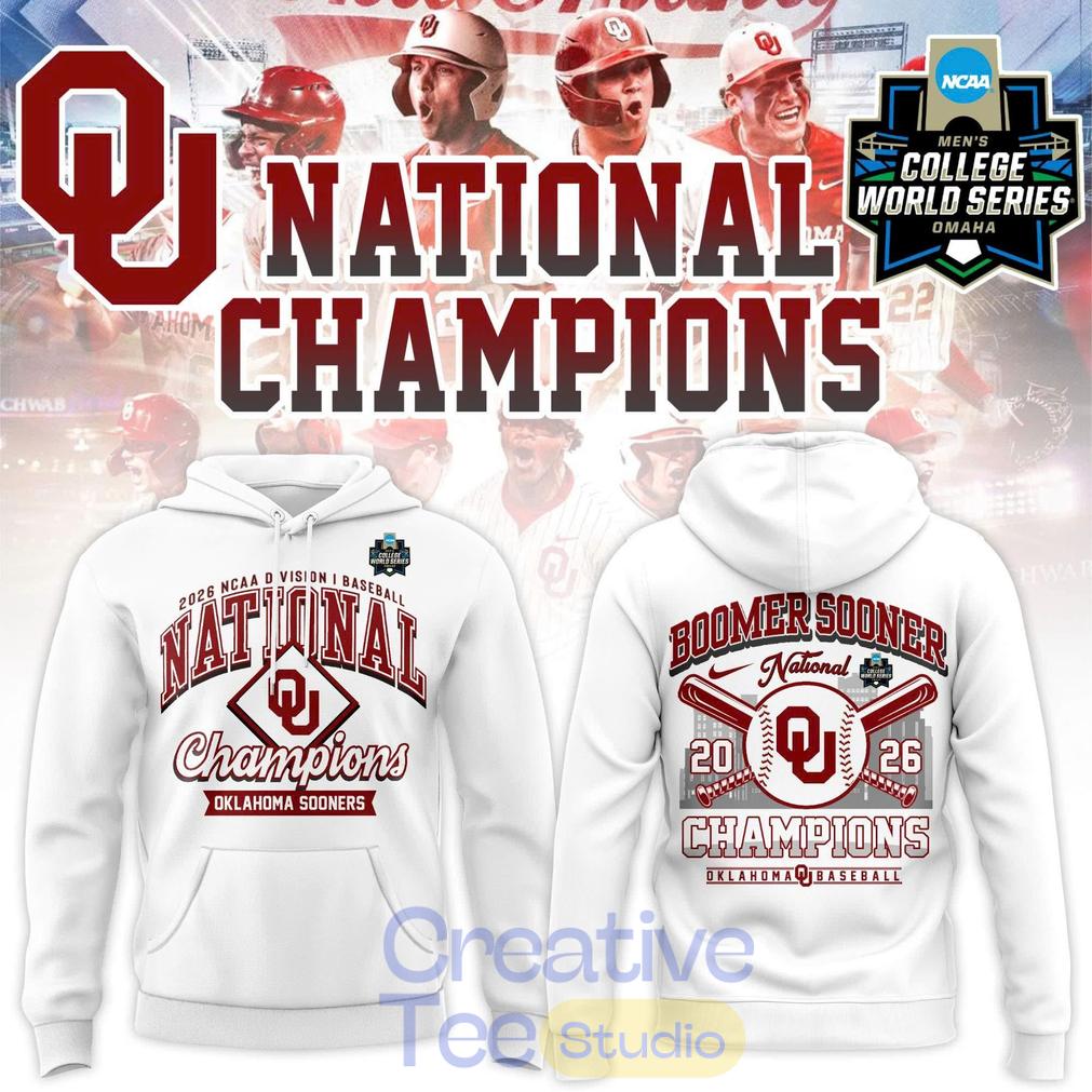 Oklahoma Sooners 2026 NCAA Division I Baseball National Champs Unisex
