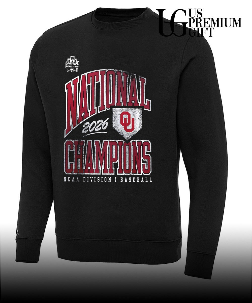 Oklahoma Sooners 2026 National Champions NCAA Division I Baseball shirt Unisex