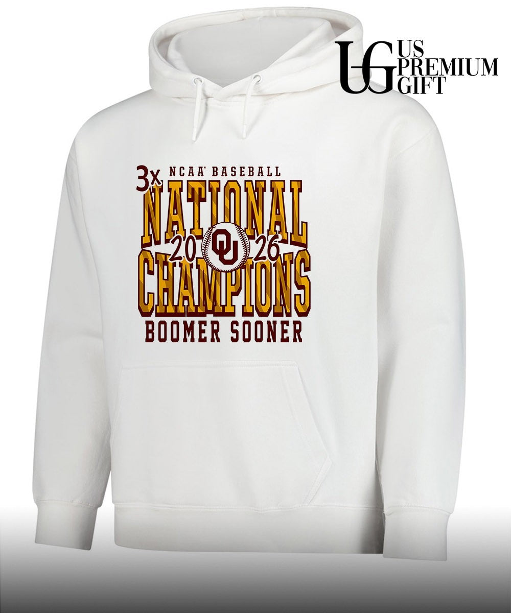 Oklahoma Sooners NCAA Baseball 2026 National Champions College World Series shirt Unisex
