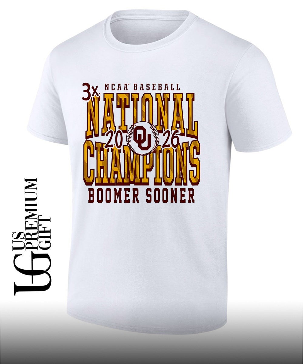 Oklahoma Sooners NCAA Baseball 2026 National Champions College World Series shirt Unisex