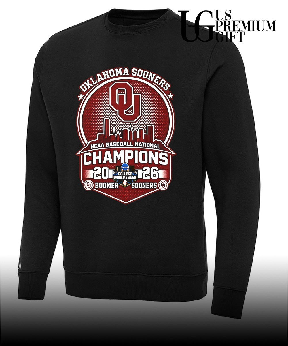Oklahoma Sooners NCAA Baseball National Champions 2026 Boomer Sooner shirt Unisex