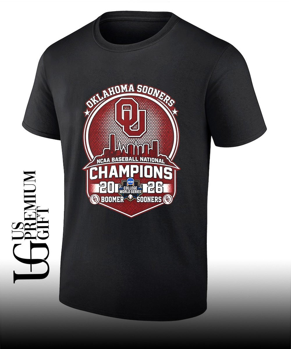 Oklahoma Sooners NCAA Baseball National Champions 2026 Boomer Sooner shirt Unisex
