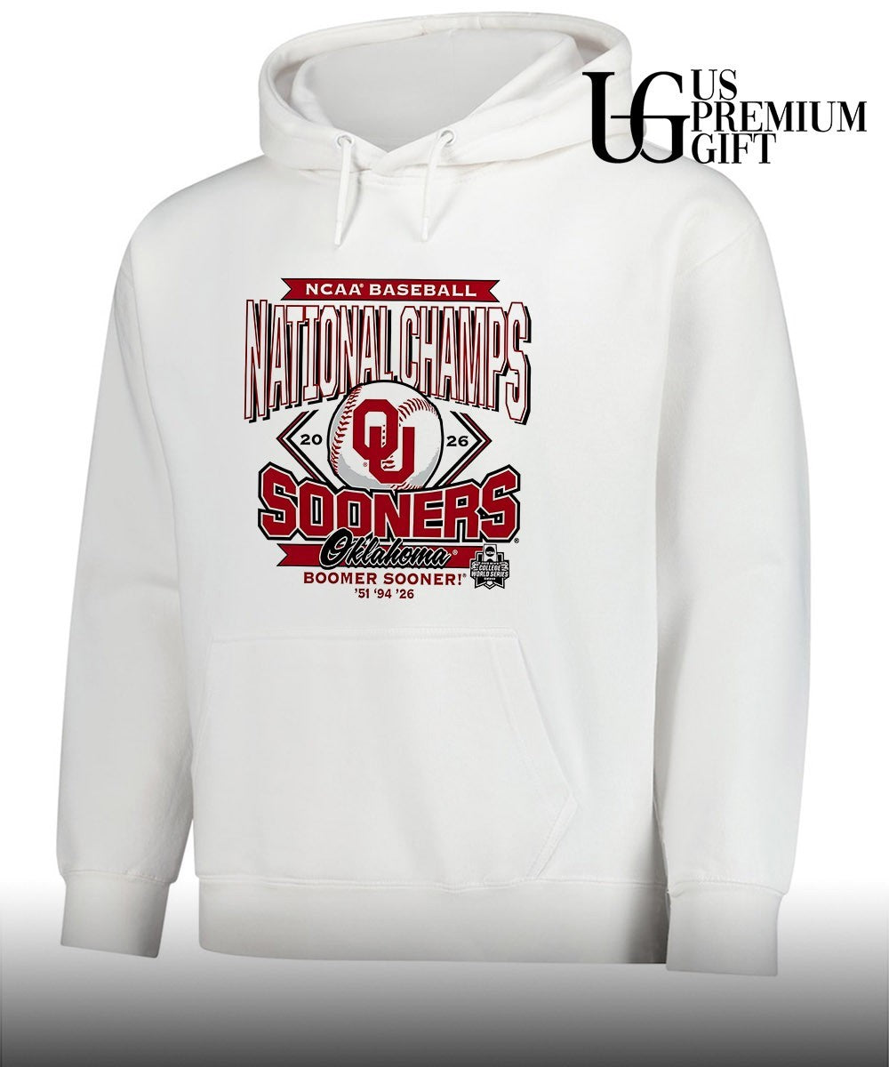 Oklahoma Sooners NCAA Baseball National Champs 2026 Boomer Sooner 51 94 26 shirt Unisex