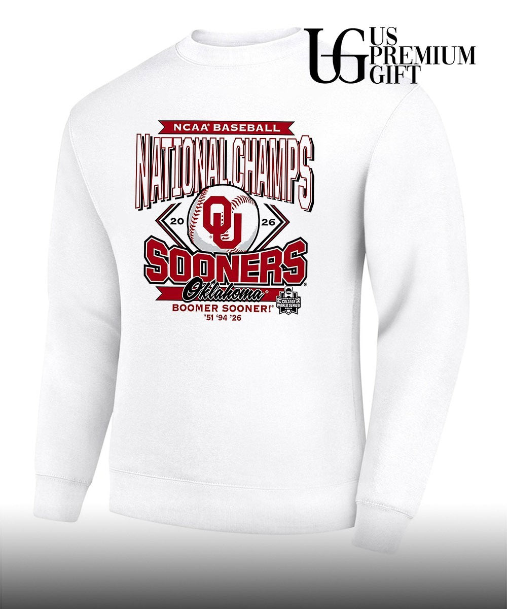 Oklahoma Sooners NCAA Baseball National Champs 2026 Boomer Sooner 51 94 26 shirt Unisex