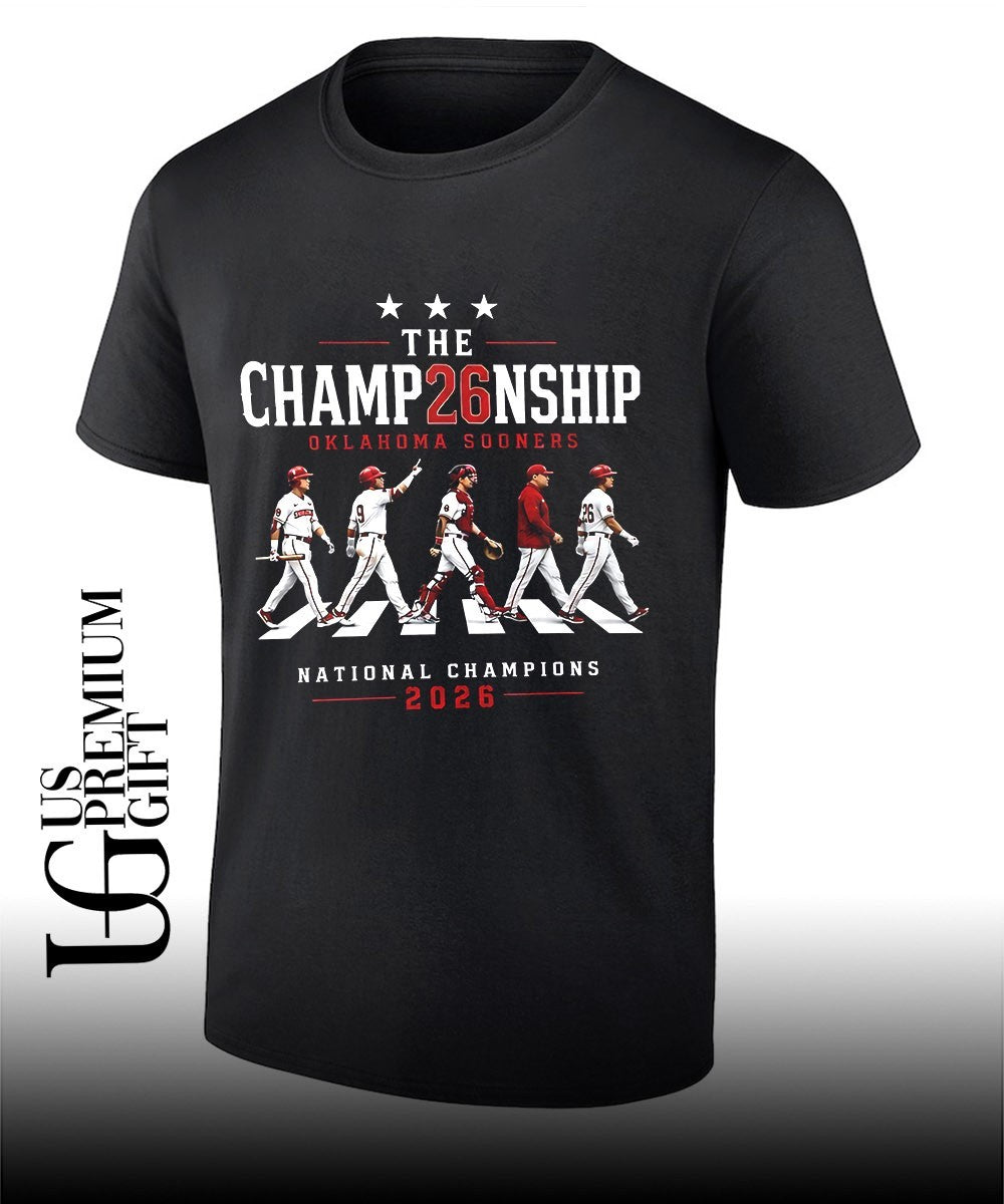 Oklahoma Sooners NCAA Baseball The Champ26nship National Champions 2026 abbey road shirt Unisex