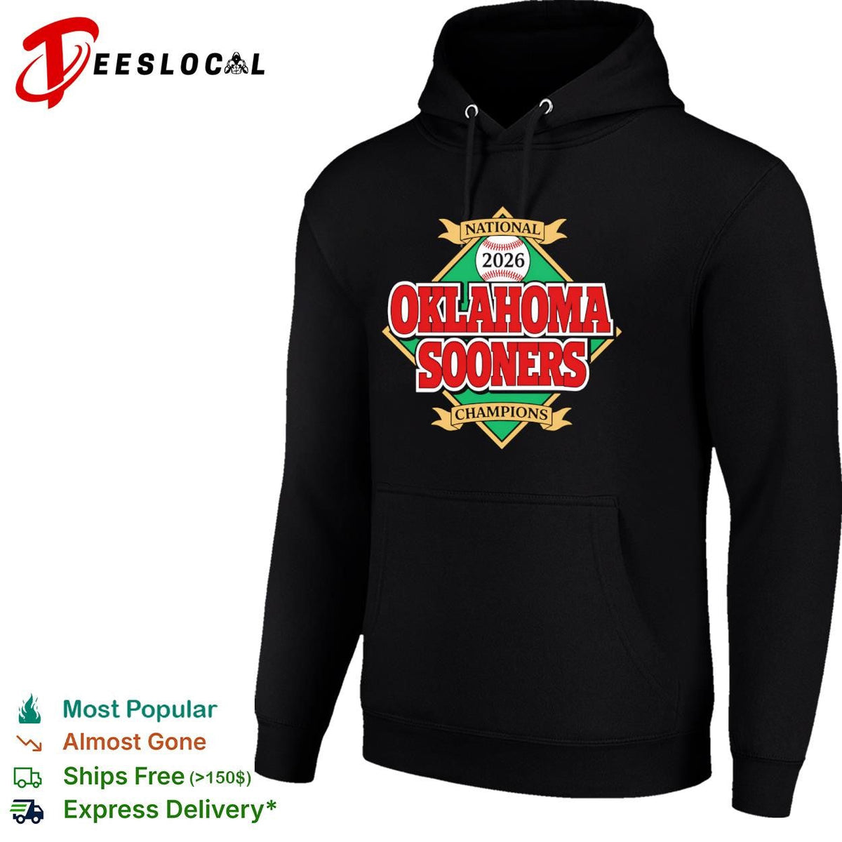 Oklahoma Sooners national 2026 champions green diamond shirt Unisex