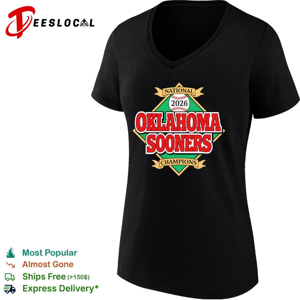 Oklahoma Sooners national 2026 champions green diamond shirt Unisex
