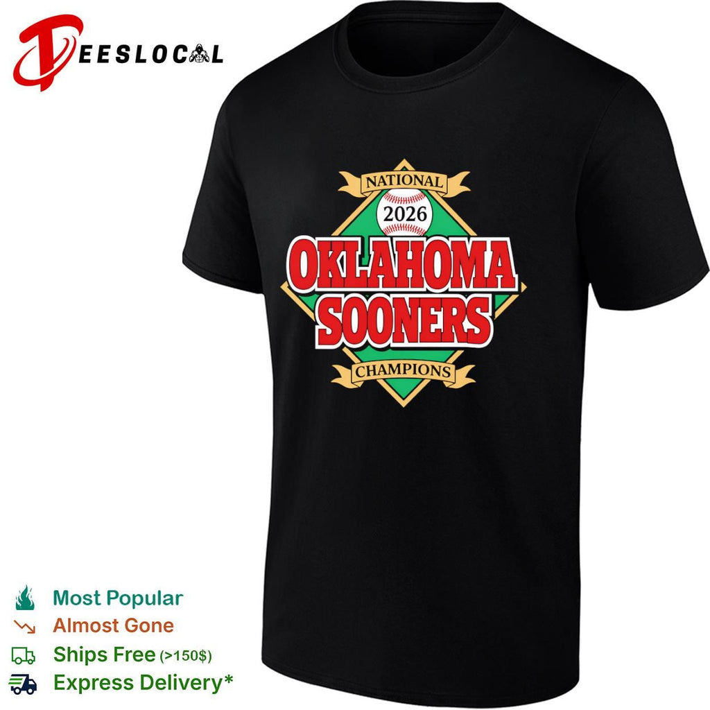 Oklahoma Sooners national 2026 champions green diamond shirt Unisex