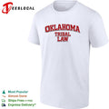 Oklahoma tribal law bold text shirt Unisex