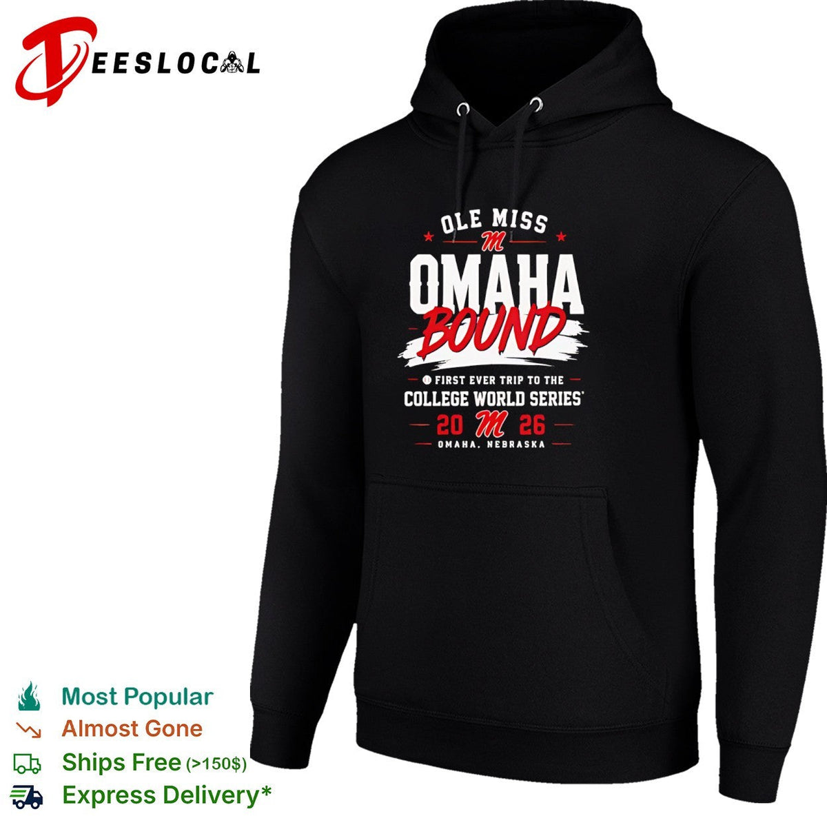 Ole Miss Omaha Bound First Ever Trip to the College World Series 2026 Omaha shirt Unisex