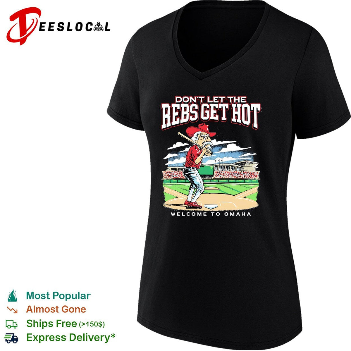 Ole Miss don’t let the Rebs get hot welcome to Omaha College World Series shirt Unisex