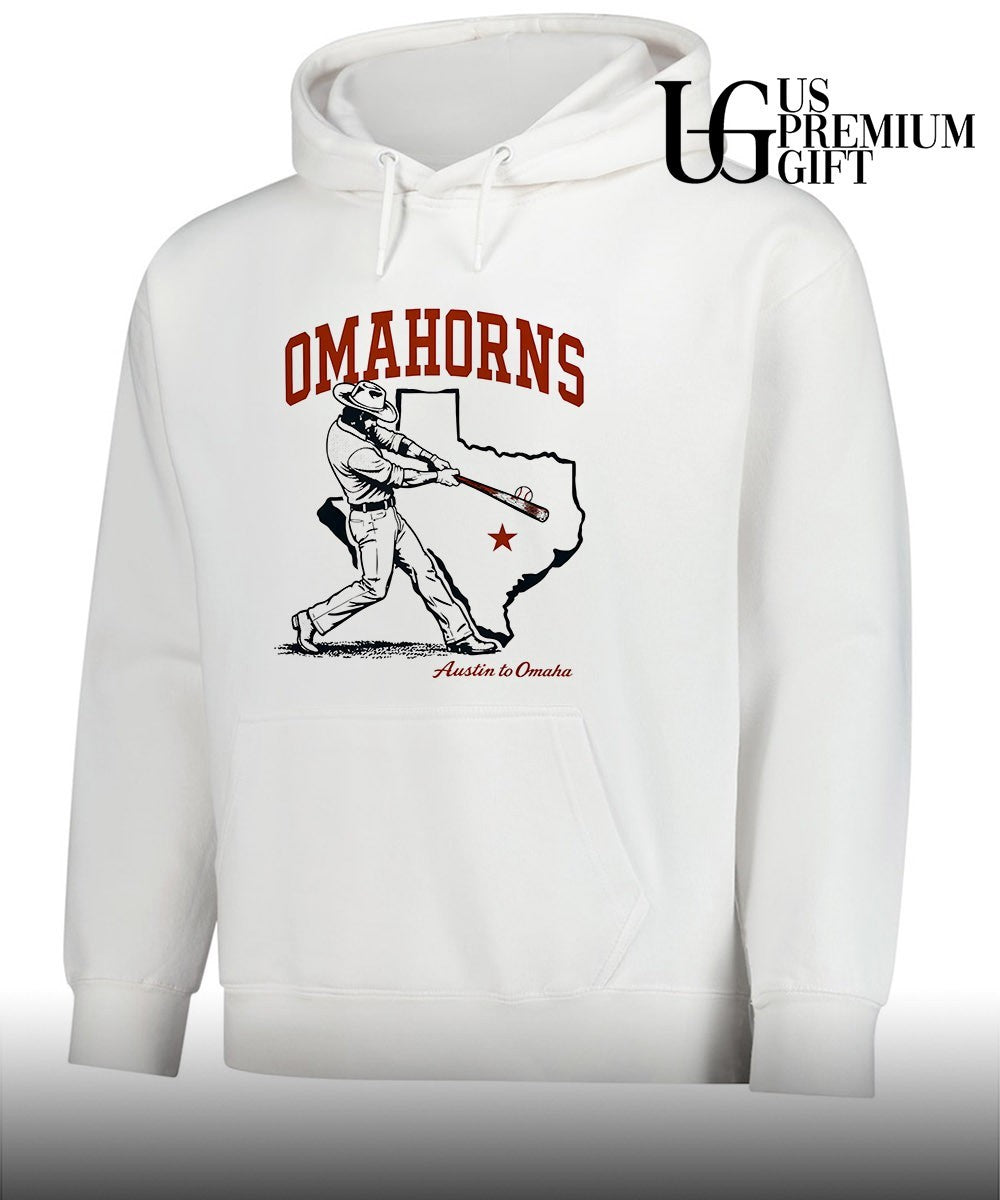 Omahorns Austin to Omaha Texas Longhorns shirt Unisex