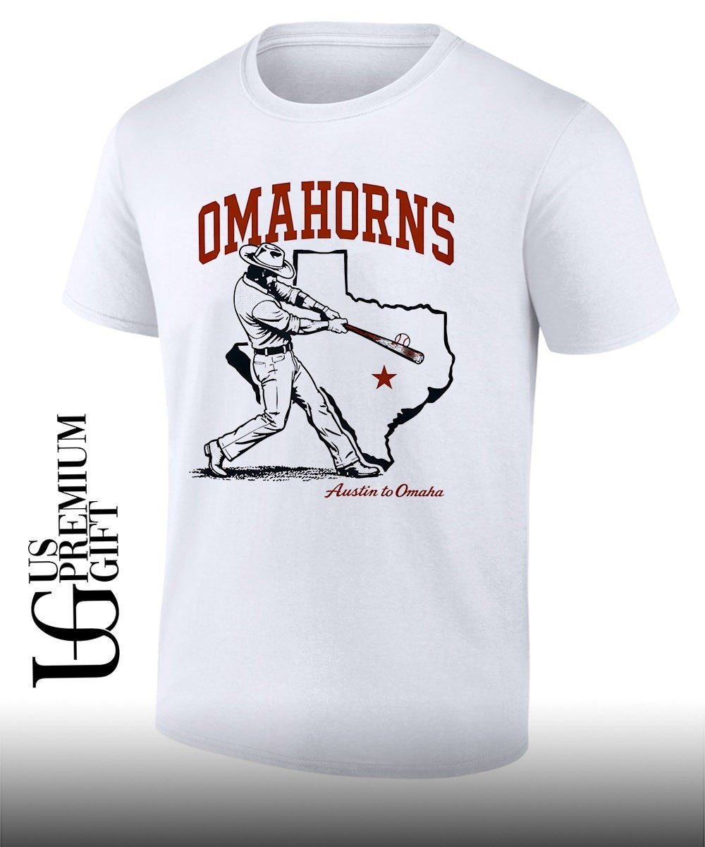 Omahorns Austin to Omaha Texas Longhorns shirt Unisex