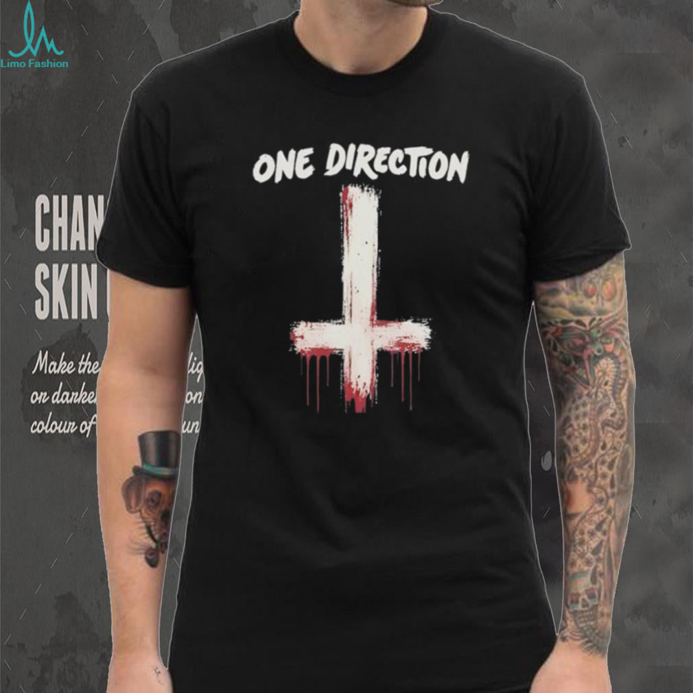 One Direction upside down cross shirt
