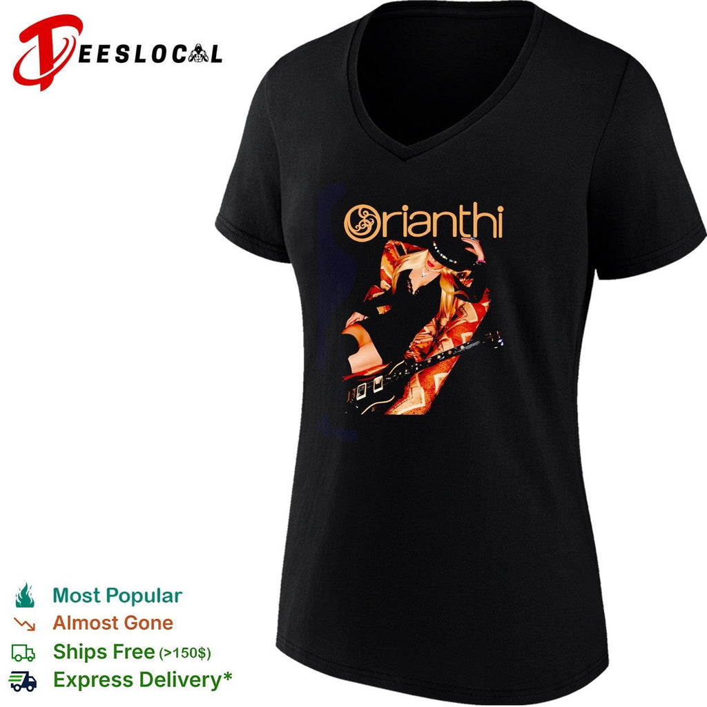 Orianthi holding guitar shirt Unisex