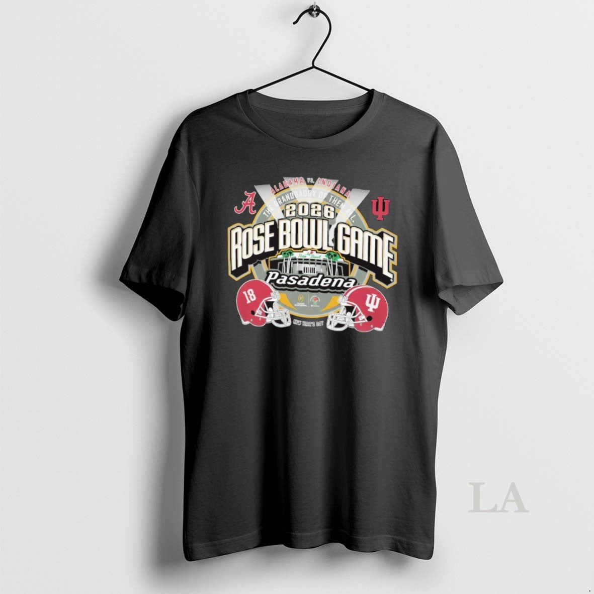 Original Alabama Vs Indiana Football 2026 Cfp Rose Bowl Game Head To Head The Granddaddy Unisex