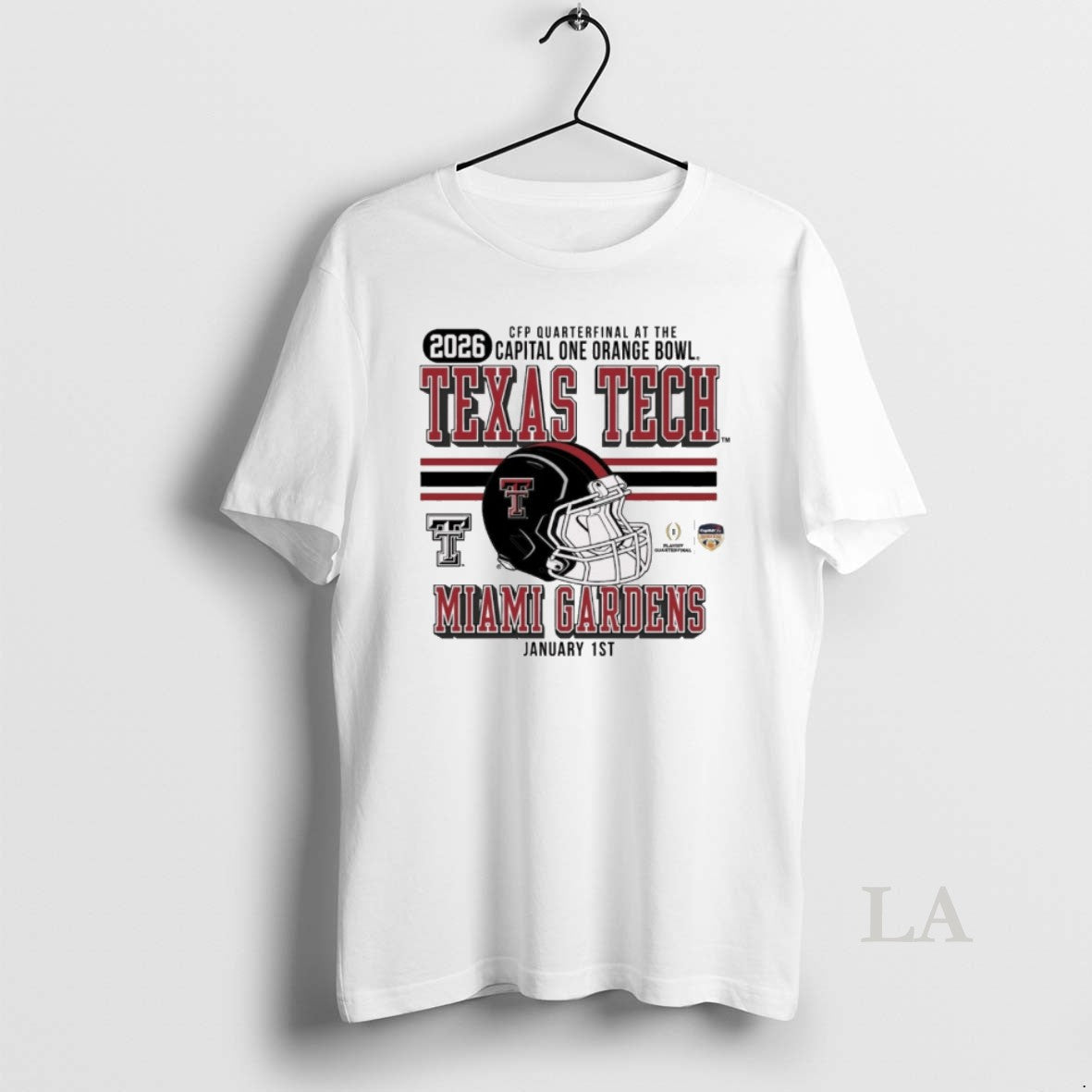 Original Cfp Quatentifianl Orange Bowl Texas Tech University Red Raiders Football 2026 Miami Gardens Jan
