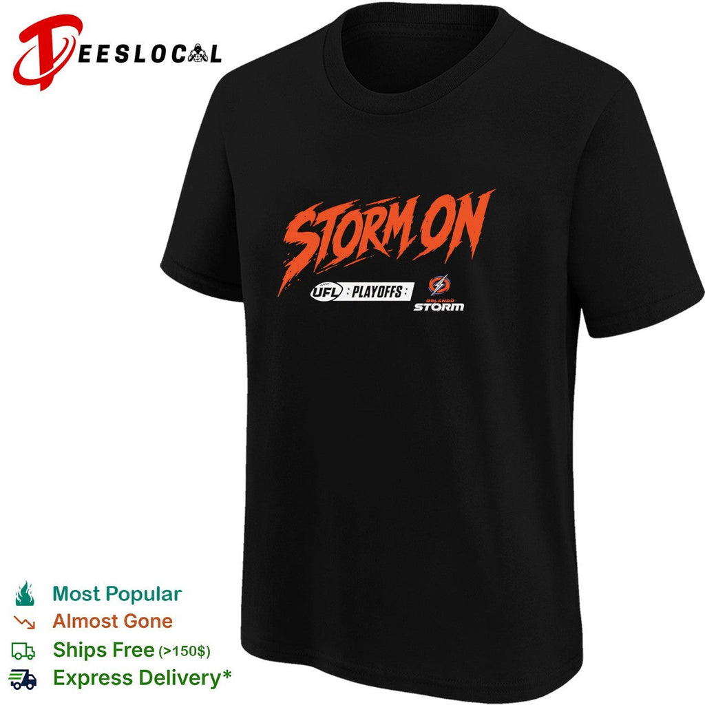 Orlando Storm Storm on UFL playoffs shirt Unisex