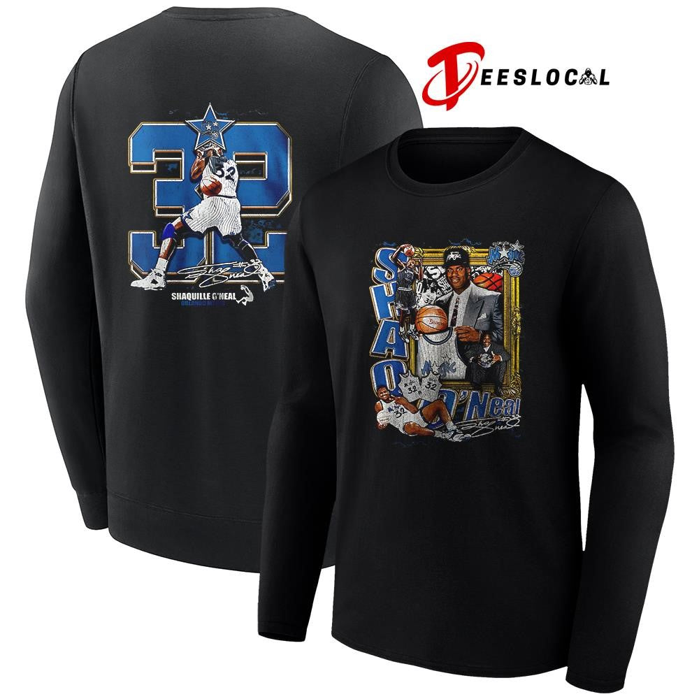 OrlandoMagicShaquilleO’Neal32signatureposeshirt Unisex