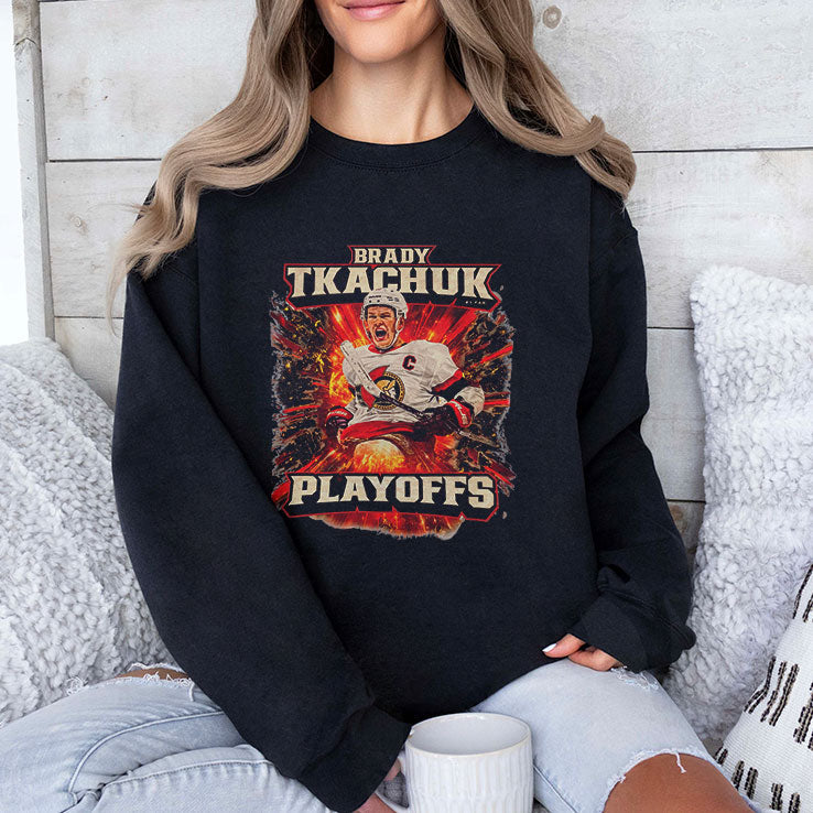 Ottawa Senators Brady Tkachuk Playoffs T Shirt Unisex