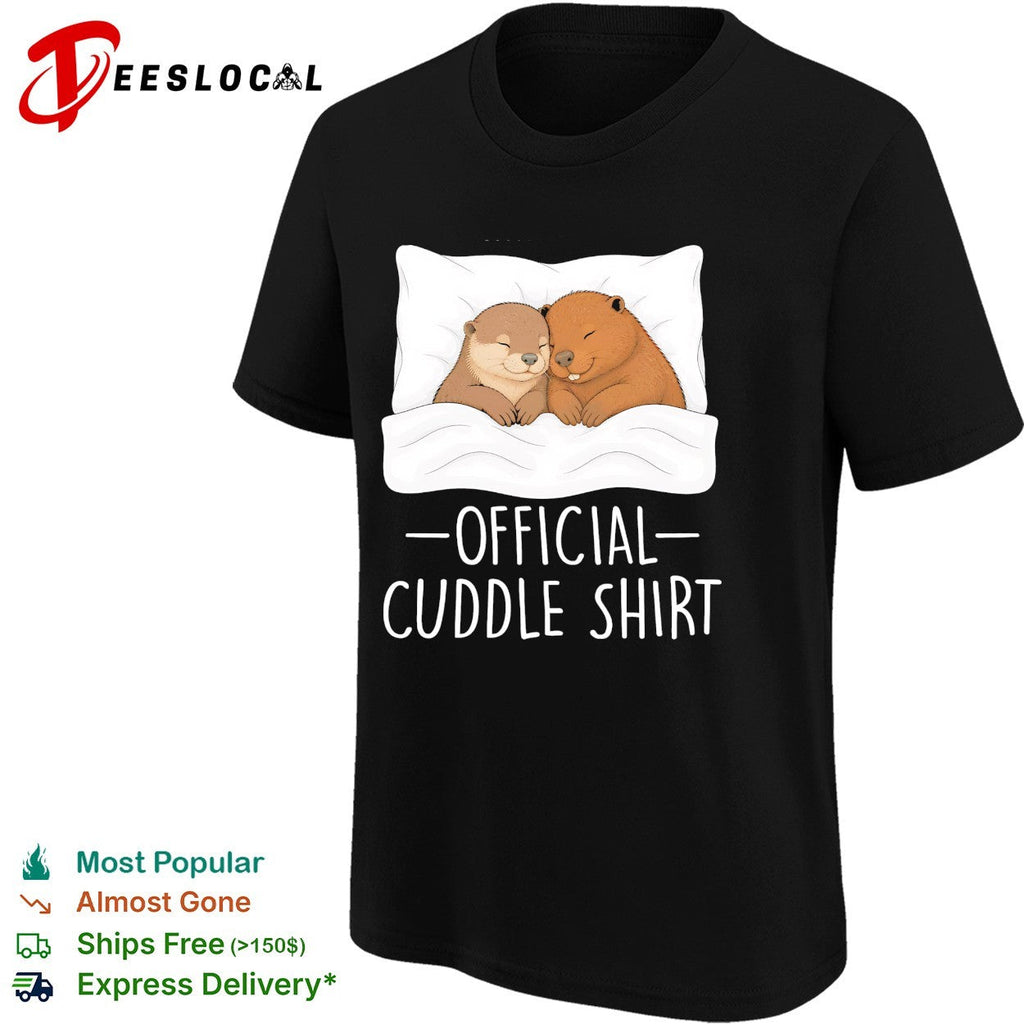 Otter and bear official cuddle shirt Unisex