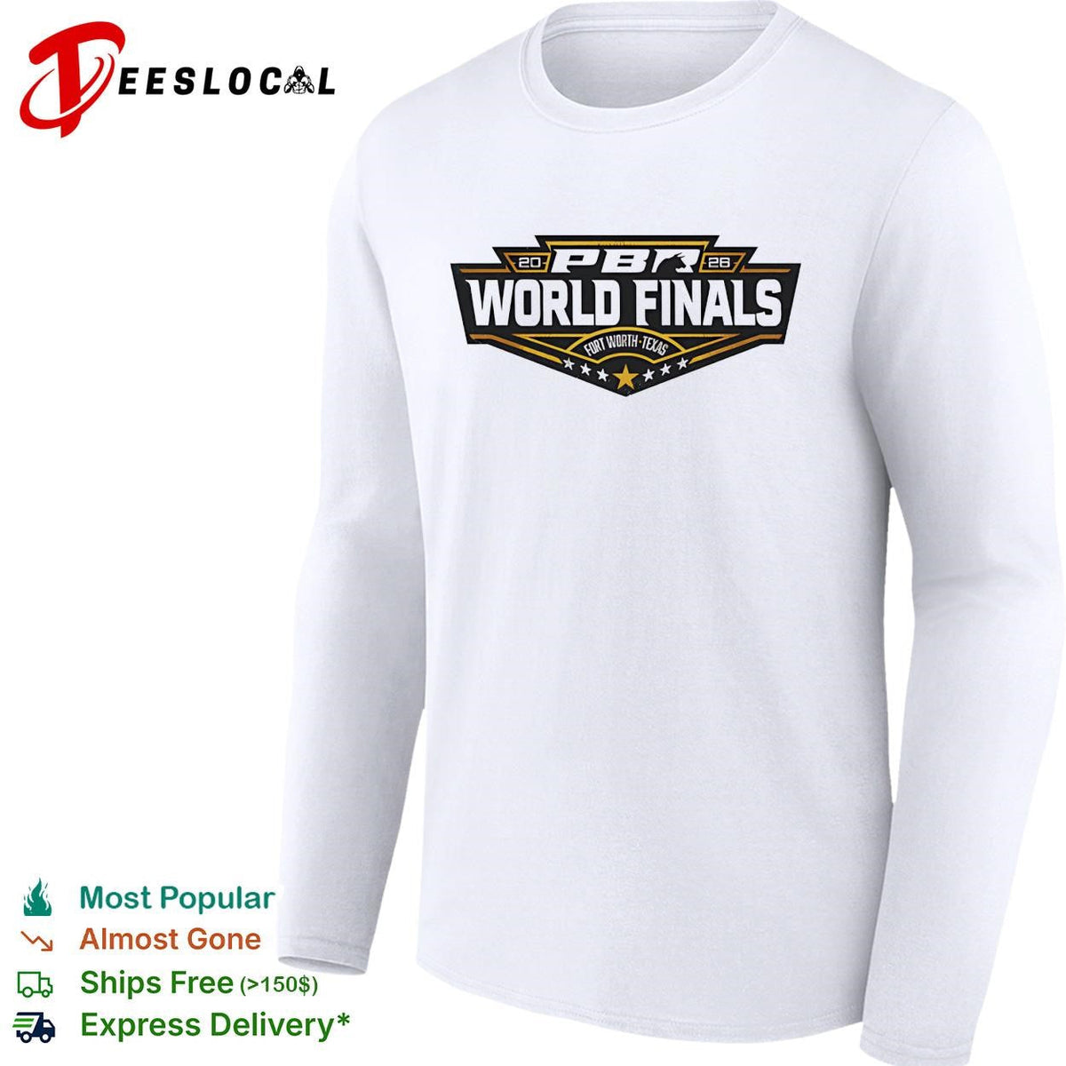 PBR World Finals Fort Worth Texas 2026 logo graphic shirt Unisex