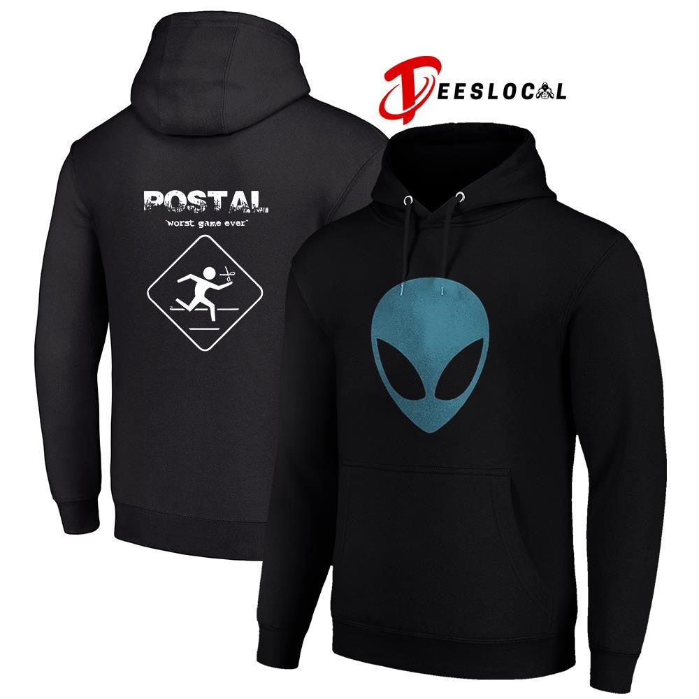 POSTAL worst game ever dude Alien head logo shirt Unisex