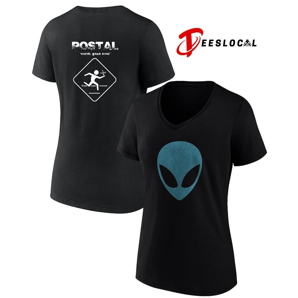 POSTAL worst game ever dude Alien head logo shirt Unisex