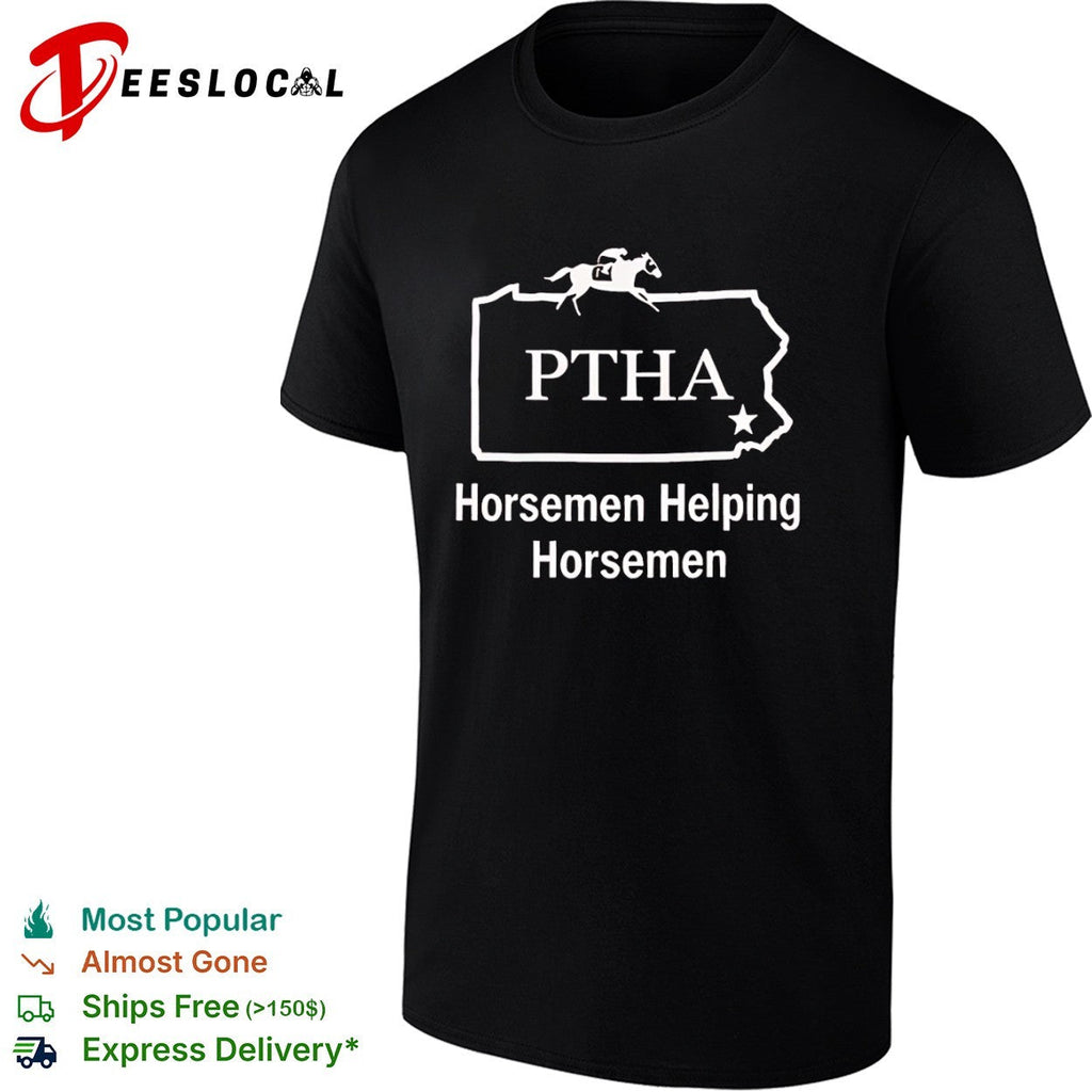 PTHA Horsemen Helping Horsemen Pennsylvania Racing Shirt Unisex