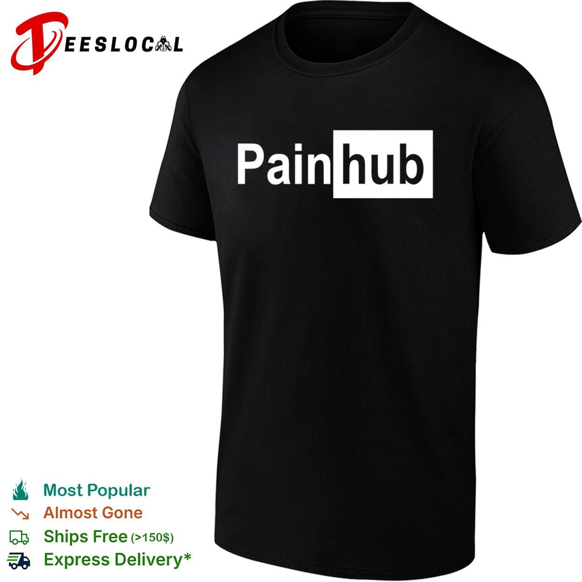 Painhub parody logo shirt Unisex