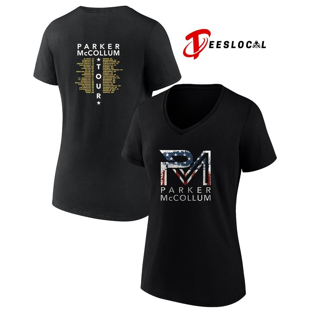 Parker McCollum 2026 Celebration What Kinda Man tour cities logo shirt Unisex