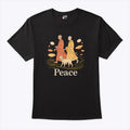 Peace Walking Buddhist Monks T Shirt Unisex