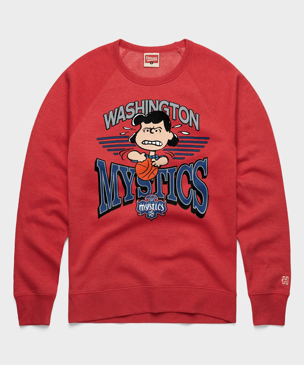 Peanuts Lucy x Washington Mystics Crewneck Unisex