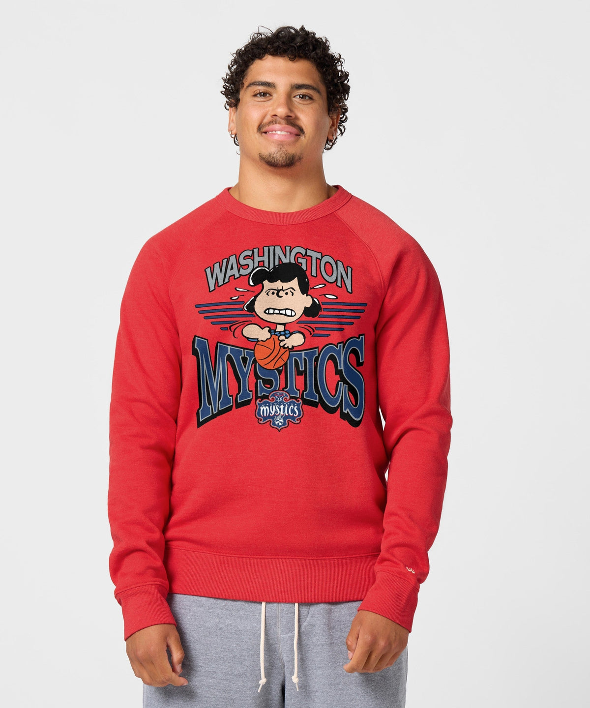 Peanuts Lucy x Washington Mystics Crewneck Unisex