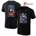 Peanuts Snoppy USA 250 red white and blue since 1776 250 years of freedom shirt Unisex