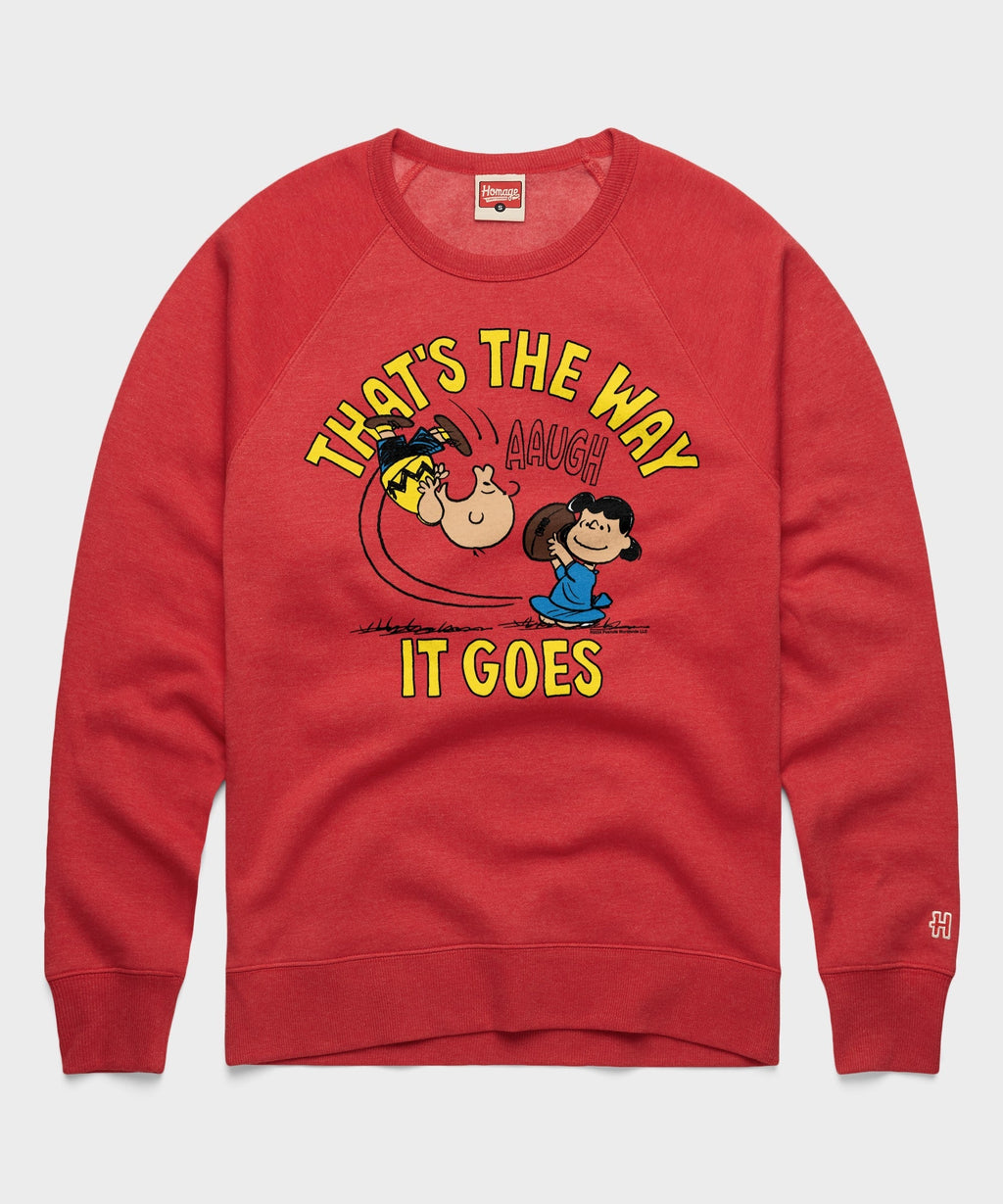 Peanuts That's The Way It Goes Crewneck Unisex