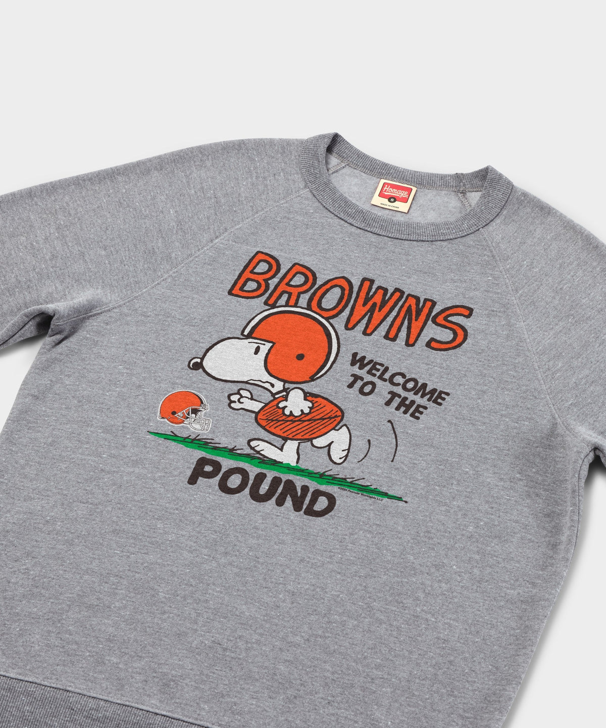 Peanuts x Cleveland Browns Welcome To The Pound Crewneck Unisex