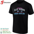 Pensacola Blue Wahoos vs Miami Marlins proud affiliate of the team logos shirt Unisex