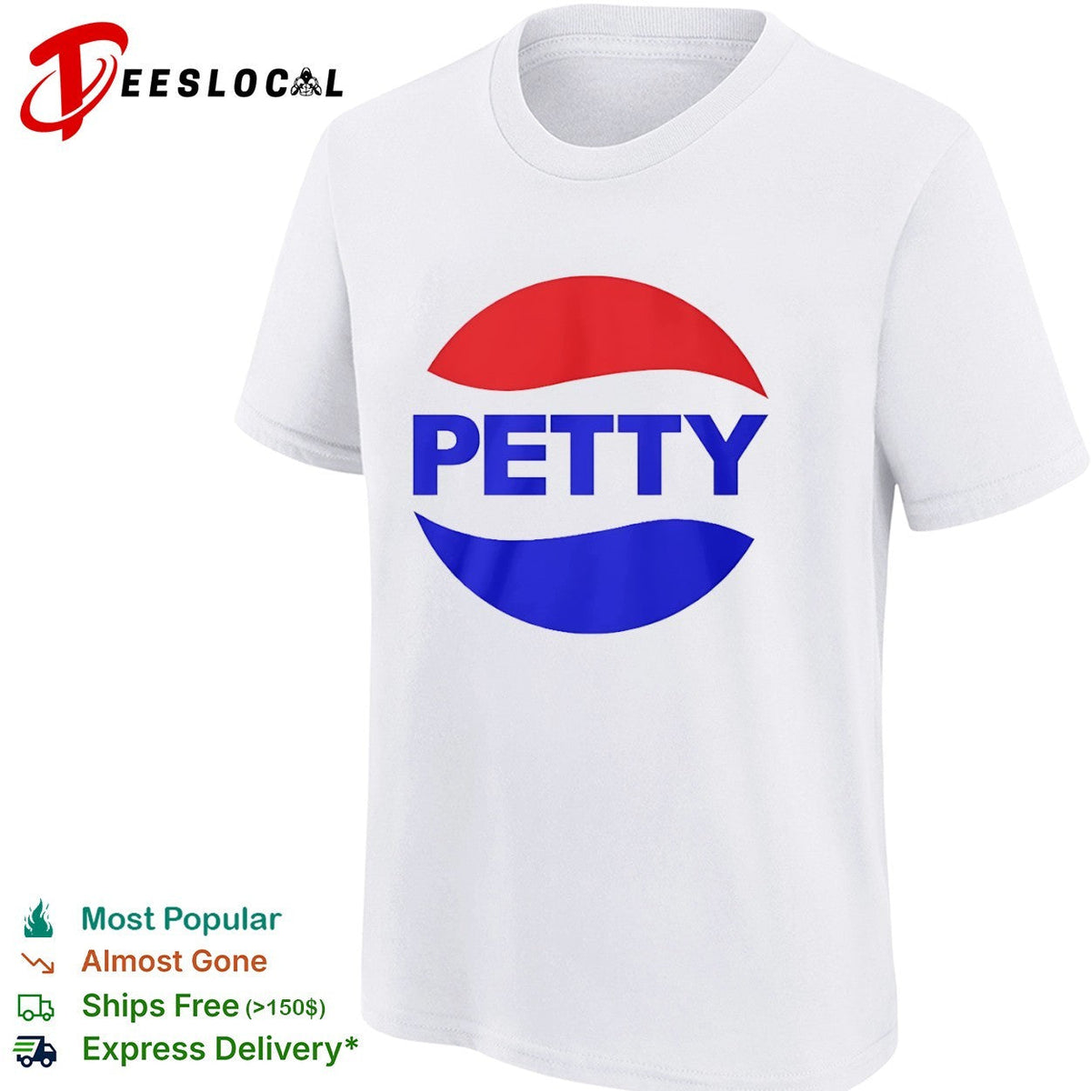 Petty Pepsi Logo Parody shirt Unisex