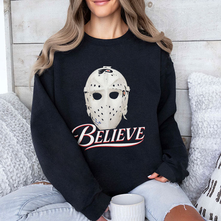 Philadelphia Flyers Believe Bernie Parent Mask Shirt Unisex