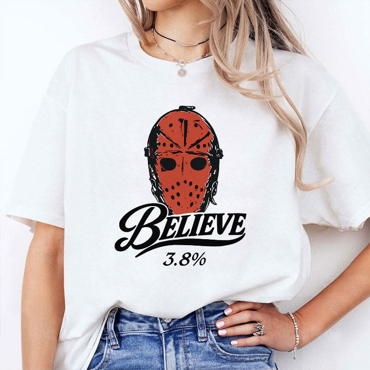 Philadelphia Flyers Believe 3.8% Chance Jason Voorhees Mask Shirt Unisex