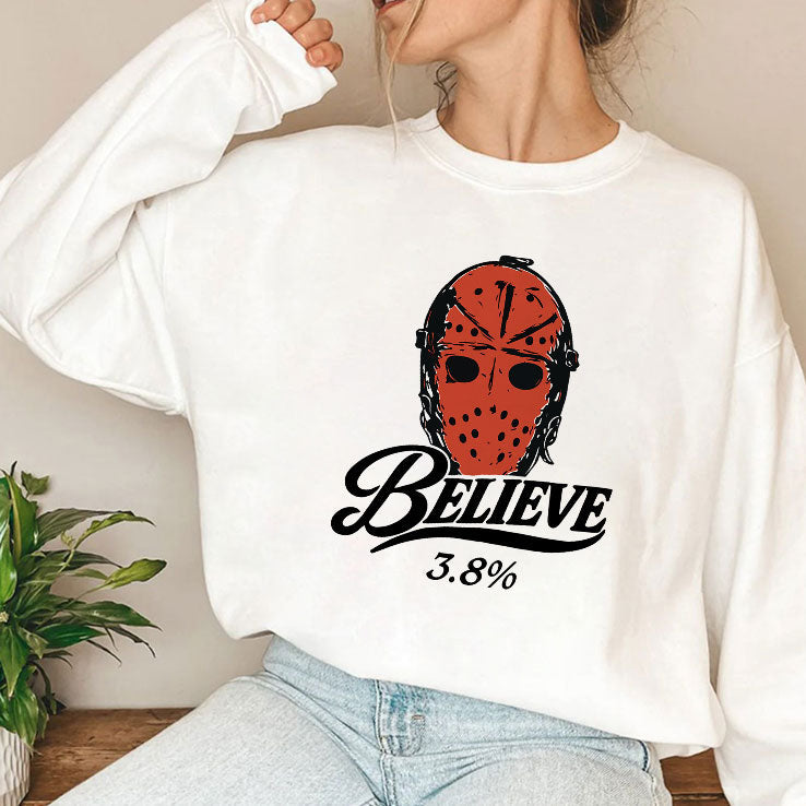 Philadelphia Flyers Believe 3.8% Chance Jason Voorhees Mask Shirt Unisex
