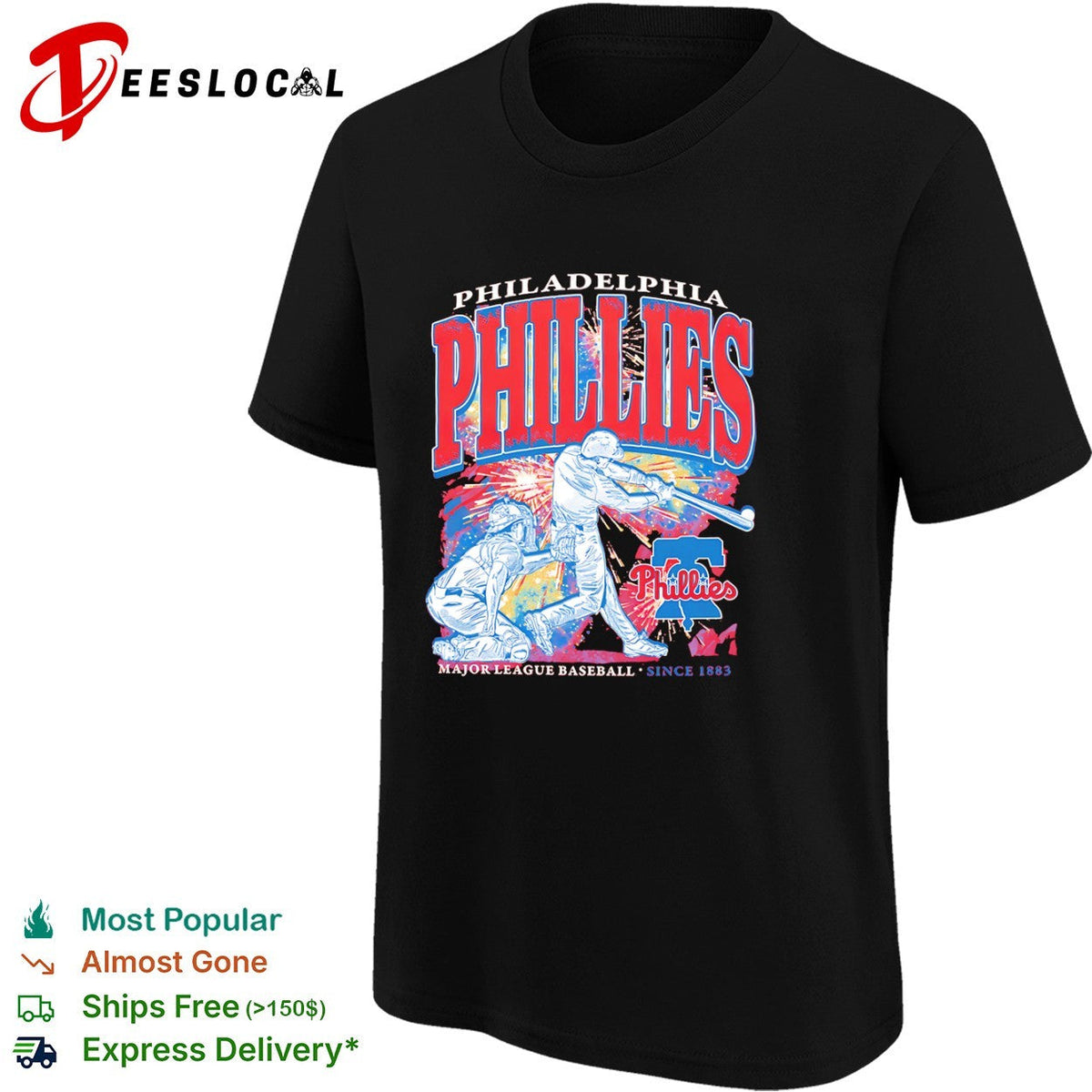 Philadelphia Phillies Major League Baseball since 1883 players shirt Unisex