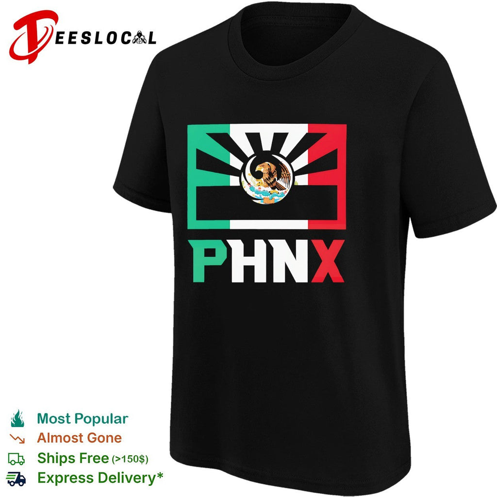 Phoenix Suns Mexico PHNX flag mashup heritage city pride shirt Unisex