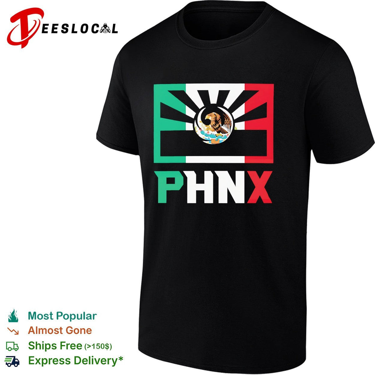 Phoenix Suns Mexico PHNX flag mashup heritage city pride shirt Unisex