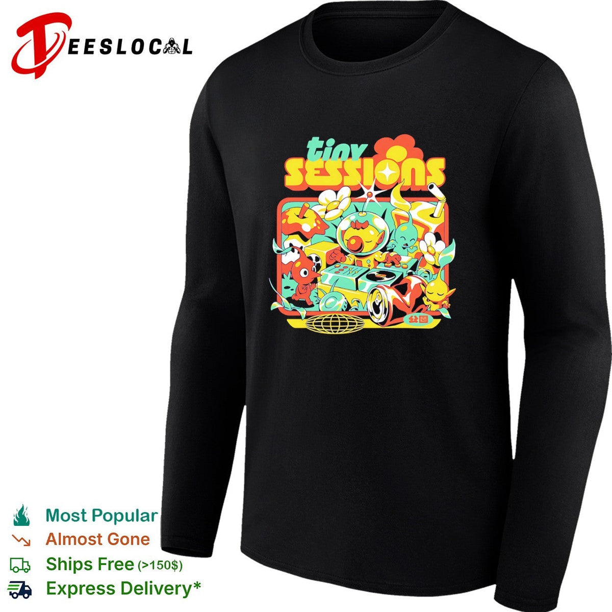 Pikmin and DJ Olimar Tiny Sessions shirt Unisex
