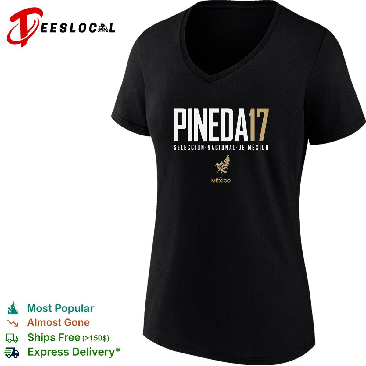 Pineda 17 Mexico Seleccion Nacional de Mexico shirt Unisex