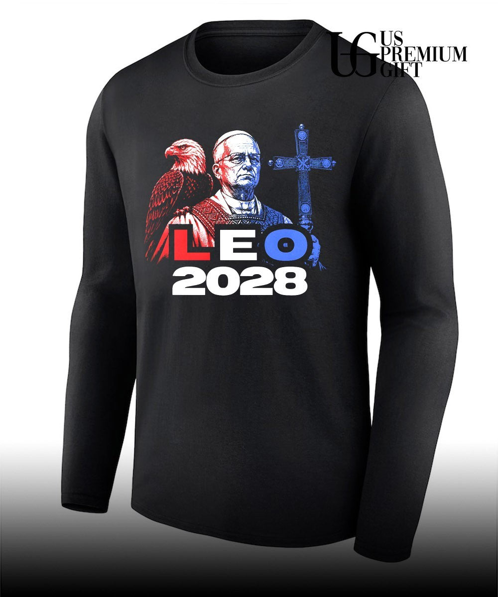 Pope Francis Bald Eagle Cross Leo 2028 shirt Unisex
