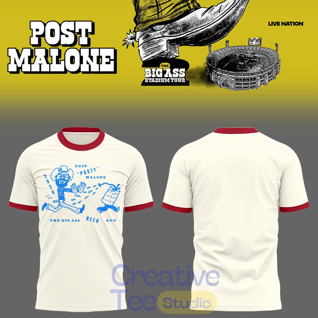 Post Malone The BIG ASS Stadium Tour 2026 Shirt Unisex
